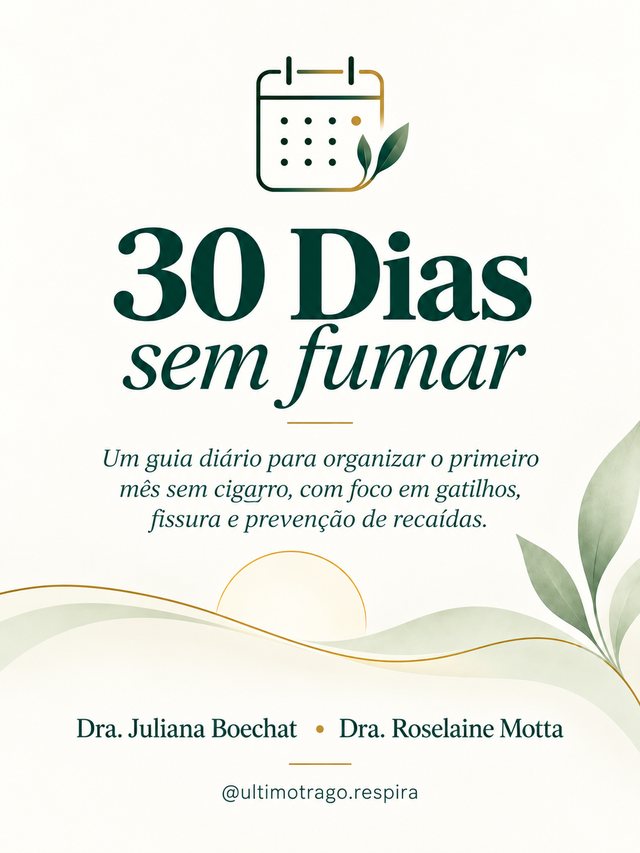 Capa do e-book 30 Dias sem Fumar